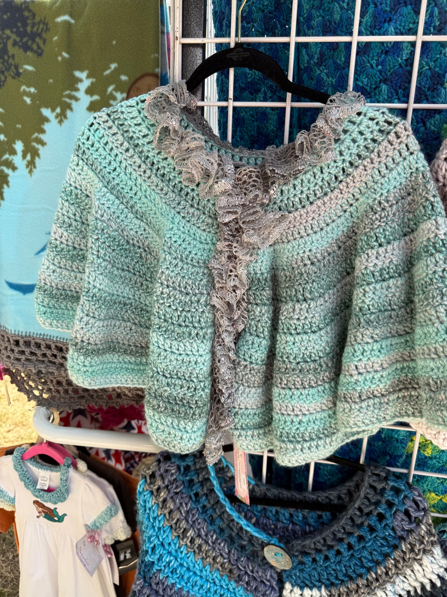 Turquoise Capelet