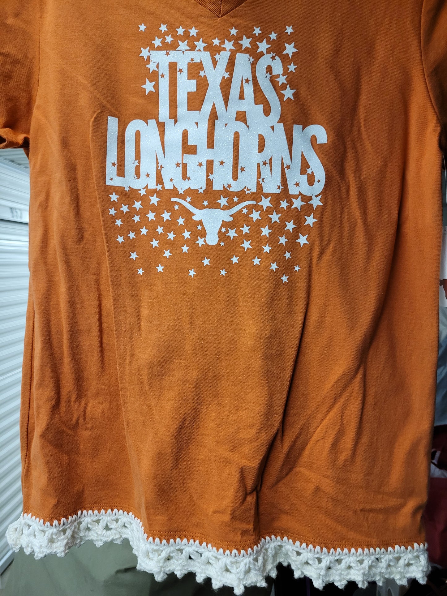 Crocheted Trim T-shirt UT Miscellaneous