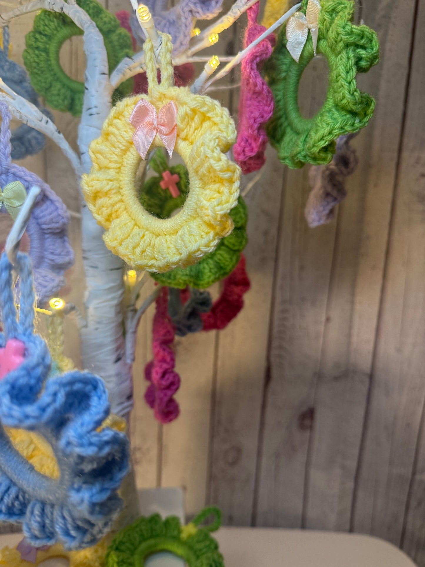 Easter Wreath Ornament-Individual