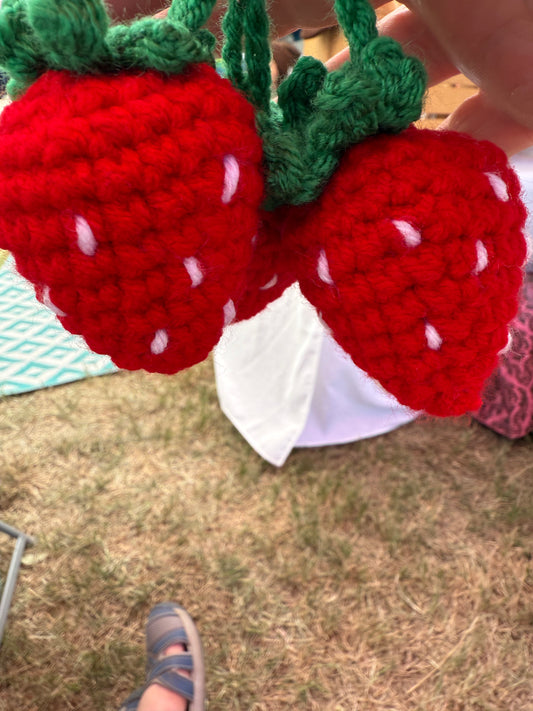Strawberry Keychain/Charm